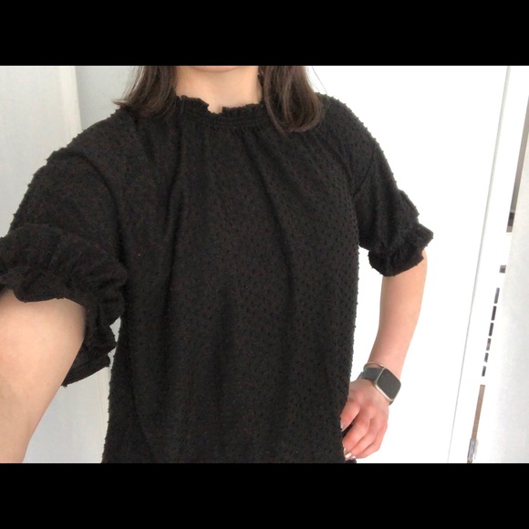 Black top, Swiss dot - Picture 2 of 4